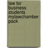 Law For Business Students Mylawchamber Pack by Alix Adams