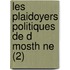 Les Plaidoyers Politiques De D Mosth Ne (2)