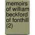 Memoirs Of William Beckford Of Fonthill (2)