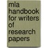 Mla Handbook For Writers Of Research Papers
