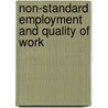 Non-Standard Employment and Quality of Work by Addabbo