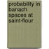 Probability In Banach Spaces At Saint-Flour