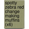 Spotty Zebra Red Change Making Muffins (X6) door Alison Hawes