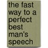 The Fast Way To A Perfect Best Man's Speech