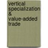 Vertical Specialization & Value-Added Trade