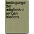 Bedingungen der Möglichkeit ewigen Friedens