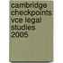 Cambridge Checkpoints Vce Legal Studies 2005