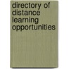 Directory Of Distance Learning Opportunities by Inc Modoc Press