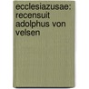 Ecclesiazusae: Recensuit Adolphus Von Velsen door Aristophanes Aristophanes