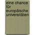 Eine Chance für europäische Universitäten