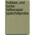 Hobbes Und Locke: Fallbeispiel Speichelprobe