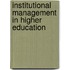Institutional Management In Higher Education