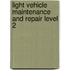 Light Vehicle Maintenance And Repair Level 2