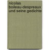 Nicolas Boileau-Despreaux Und Seine Gedichte by Sylvia Hadjetian
