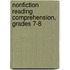 Nonfiction Reading Comprehension, Grades 7-8