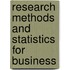 Research Methods And Statistics For Business