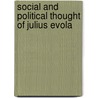 Social And Political Thought Of Julius Evola door Paul Furlong