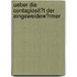 Ueber Die Contagiosit?T Der Eingeweidew?Rmer