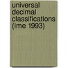 Universal Decimal Classifications (Ime 1993) door A.A. N. Raju