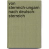 Von Sterreich-Ungarn Nach Deutsch- Sterreich by Sebastian Brüninghaus