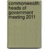 Commonwealth Heads Of Government Meeting 2011