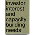 Investor Interest And Capacity Building Needs