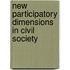 New Participatory Dimensions In Civil Society