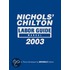 Nichols' Chilton Labor Guide Manual 1981-2003