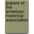 Papers Of The American Historical Association