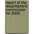 Report Of The Disarmament Commission For 2009