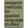 Research Methods For Applied Language Studies by Steven Ross