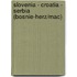 Slovenia - Croatia - Serbia (Bosnie-Herz/Mac)