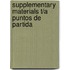 Supplementary Materials T/A Puntos de Partida