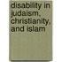 Disability In Judaism, Christianity, And Islam