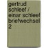 Gertrud Schleef / Einar Schleef Briefwechsel 2