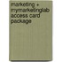 Marketing + Mymarketinglab Access Card Package