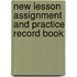 New Lesson Assignment And Practice Record Book