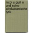 Nicol S Guill N Und Seine Afrokubanische Lyrik