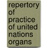 Repertory Of Practice Of United Nations Organs