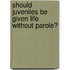 Should Juveniles Be Given Life Without Parole?