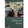 The Cambridge Introduction To Modernist Poetry by Peter Howarth