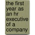 The First Year As An Hr Executive Of A Company