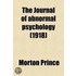 The Journal Of Abnormal Psychology (Volume 12)