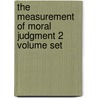 The Measurement Of Moral Judgment 2 Volume Set by Lawrence Kohlberg
