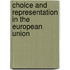 Choice And Representation In The European Union