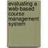 Evaluating A Web-Based Course Management System