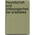Freundschaft Und Ichbezogenheit Bei Aristoteles