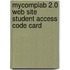 Mycomplab 2.0 Web Site Student Access Code Card