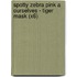Spotty Zebra Pink A Ourselves - Tiger Mask (X6)