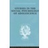 Studies In The Social Psychology Of Adolescence